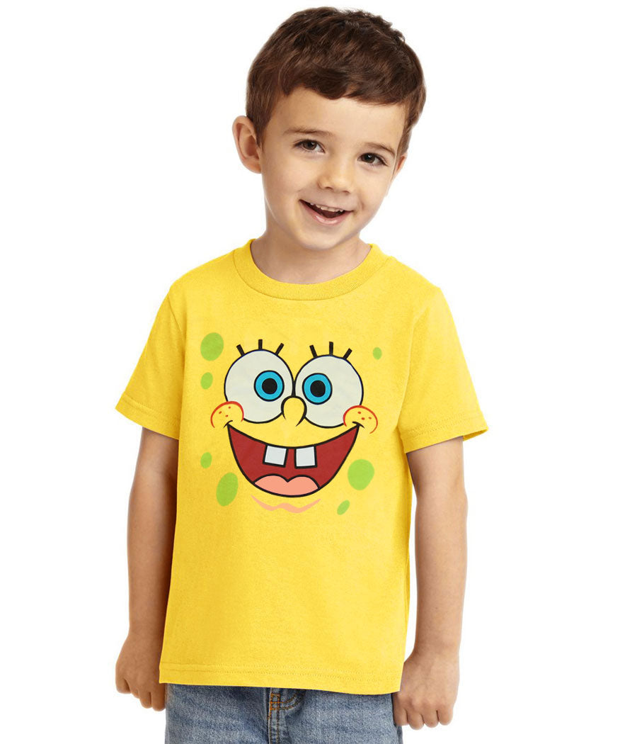 SpongeBob Face Toddler T-Shirt – AnimationShops