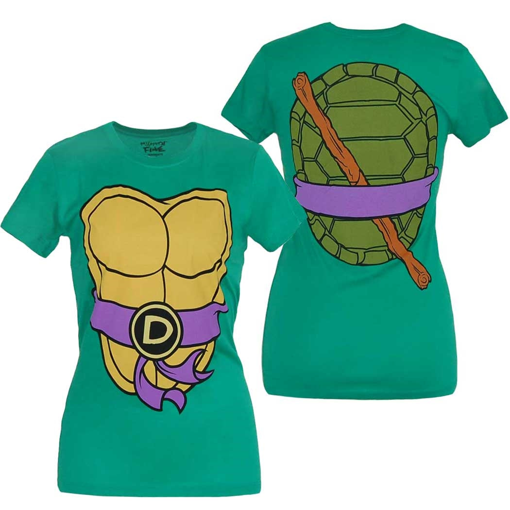 Teenage Mutant Ninja Turtles Donatello Costume Regular Fit Short Sleeve Shirt 2x Large / Regular Fit