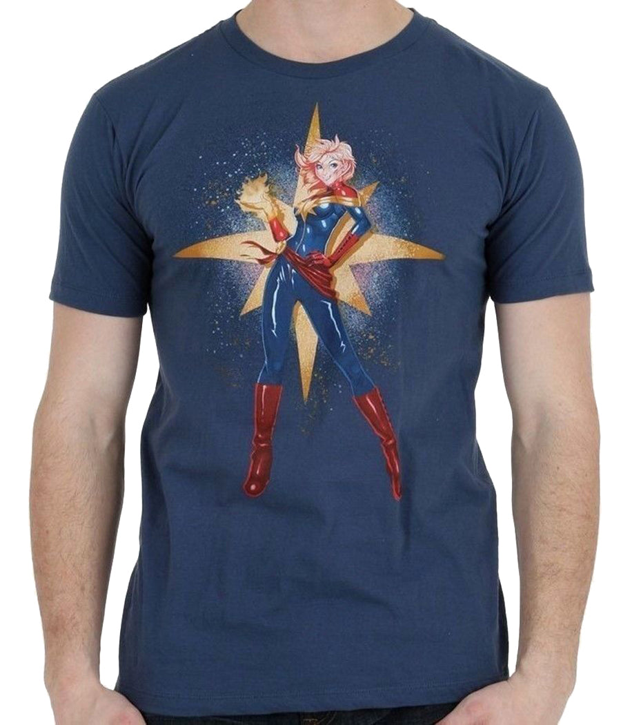 captain marvel mens t shirt