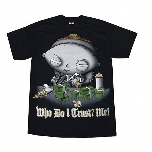 Family Guy Stewie Who Do I Trust Adult T-Shirt