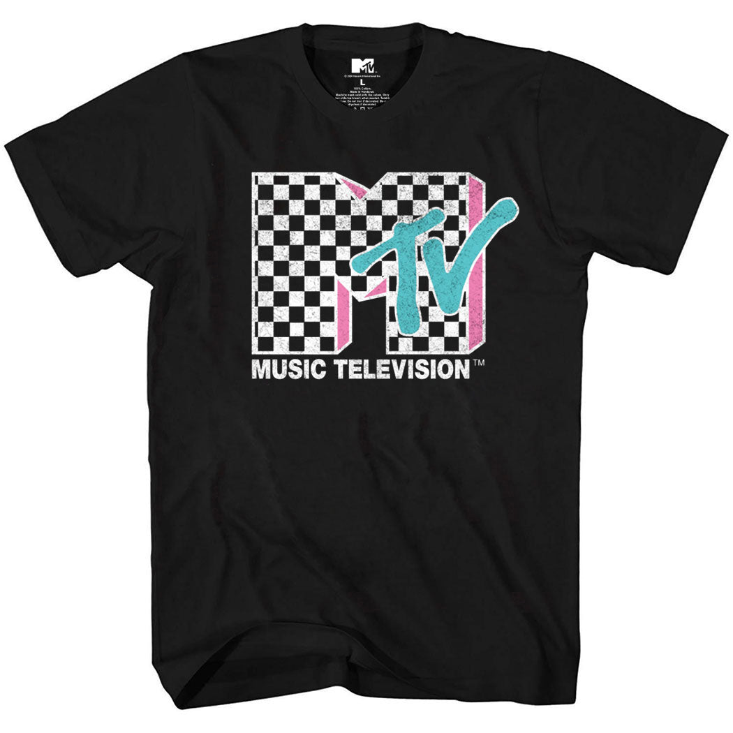 MTV Checkered Logo T-Shirt