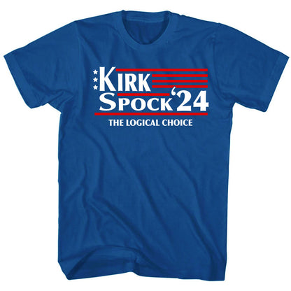 Kirk Spock 2024 Campaign Election T-Shirt