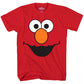 Sesame Street Elmo Face Adult T-Shirt