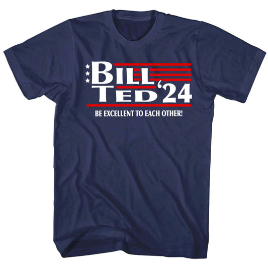 Bill and Ted 2024 Campaign Election T-Shirt