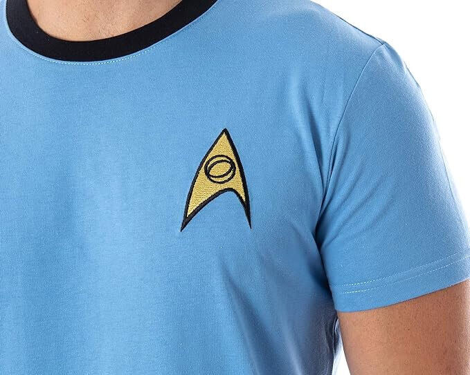 Star Trek Spock Science Uniform Badge Costume T-Shirt