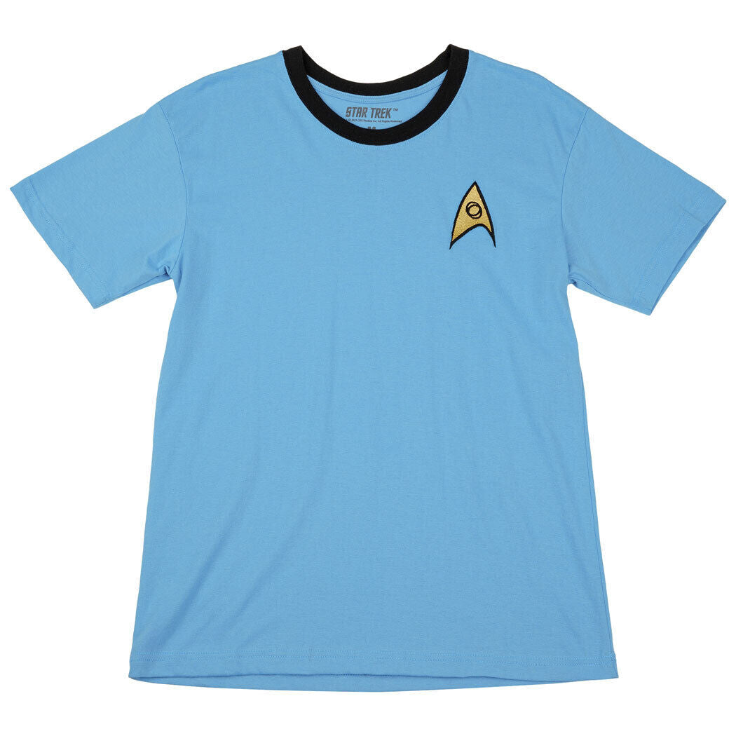 Star Trek Spock Science Uniform Badge Costume T-Shirt