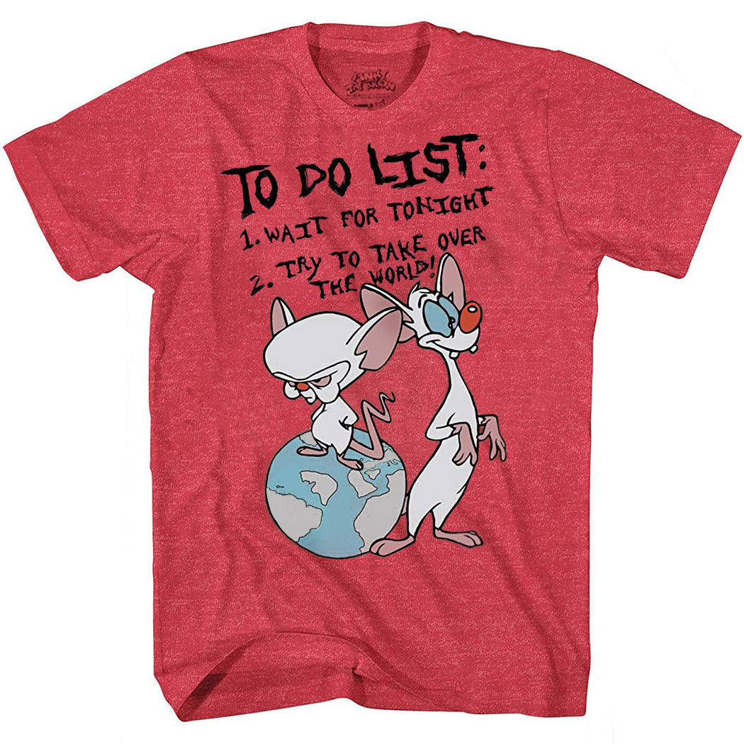 Pinky and the Brain To Do List T-Shirt