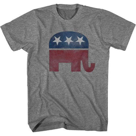 Republican Party Elephant Logo Vintage T-Shirt