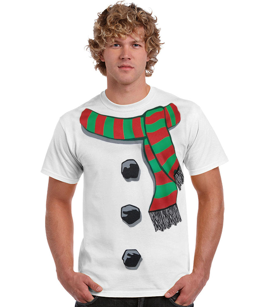 Snowman Costume Adult T-Shirt