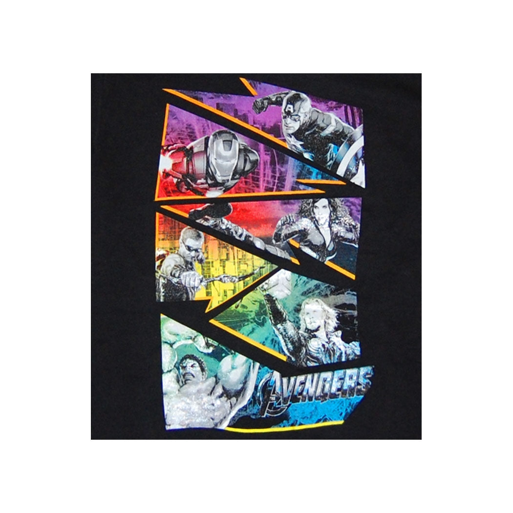 The Avengers Action Panels Youth T-Shirt