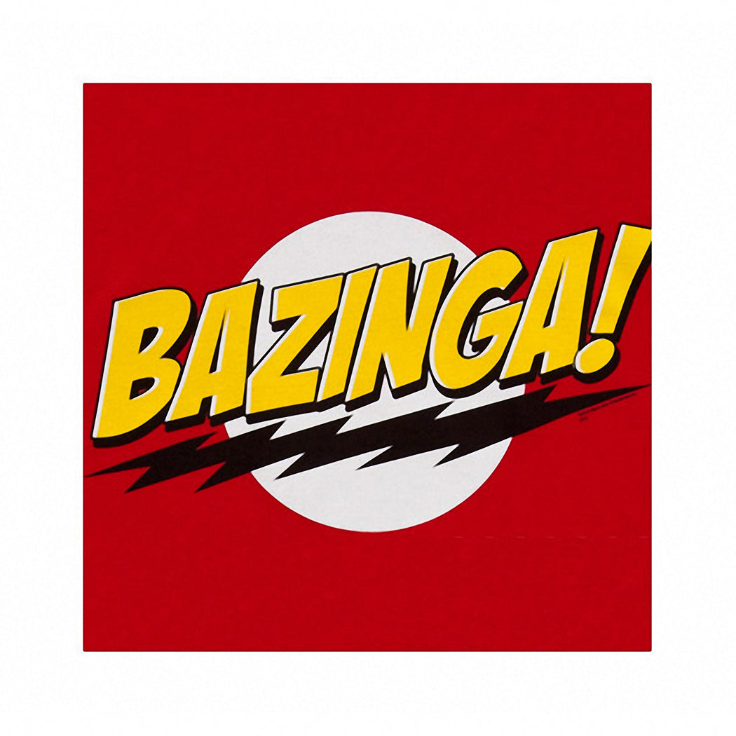 Big Bang Theory Bazinga Red T-Shirt