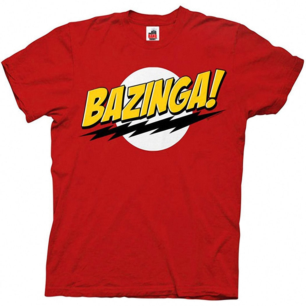 Big Bang Theory Bazinga Red T-Shirt