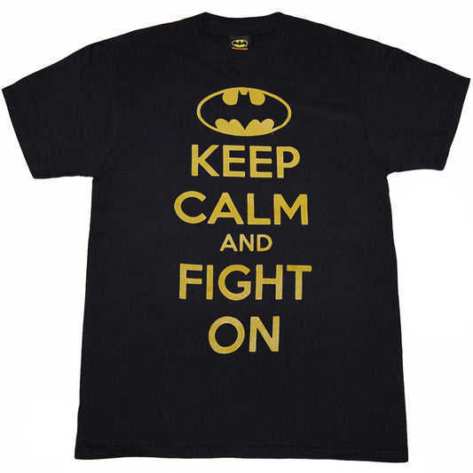 Batman Keep Calm and Fight On T-Shirt