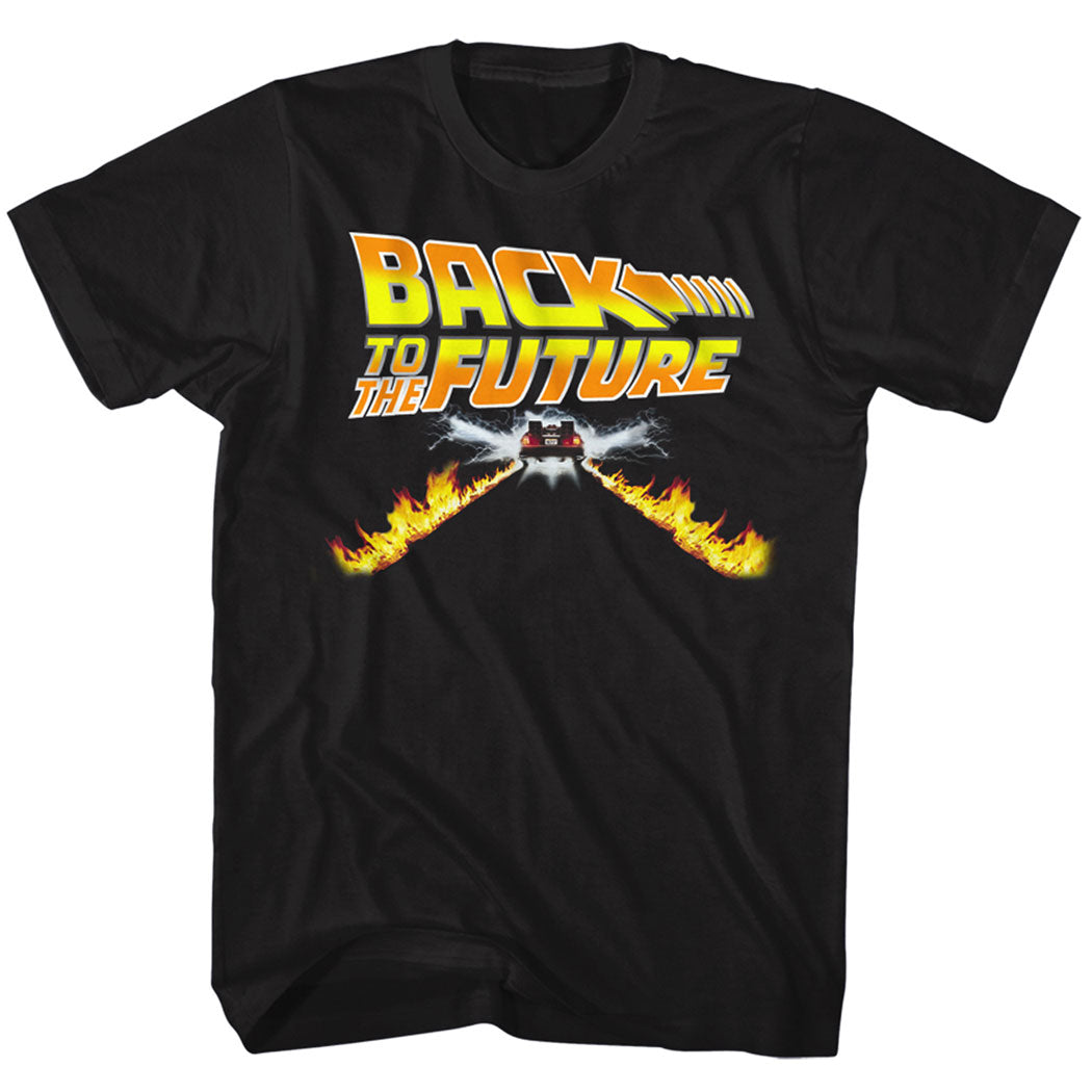 Back To The Future Delorean FlamesT-Shirt