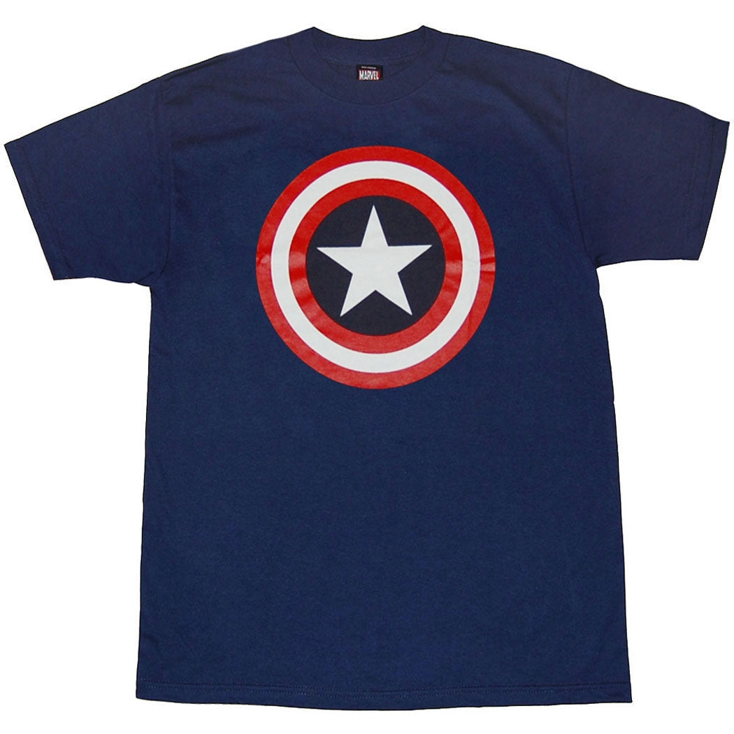 Captain America Classic Logo Adult T-Shirt