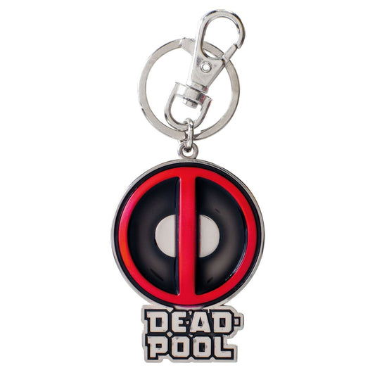 Deadpool Logo Pewter Key Chain