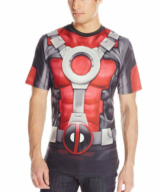 Deadpool Sublimated Costume T-Shirt