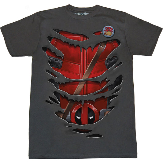 Deadpool Ripped Costume T-Shirt