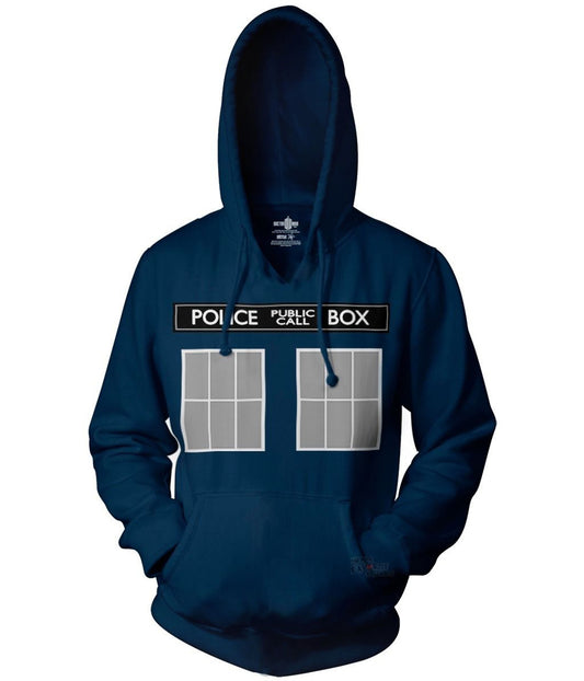 Doctor Who Tardis Police Box Hoodie