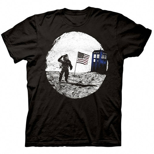 Doctor Who Tardis Moon Landing T-Shirt