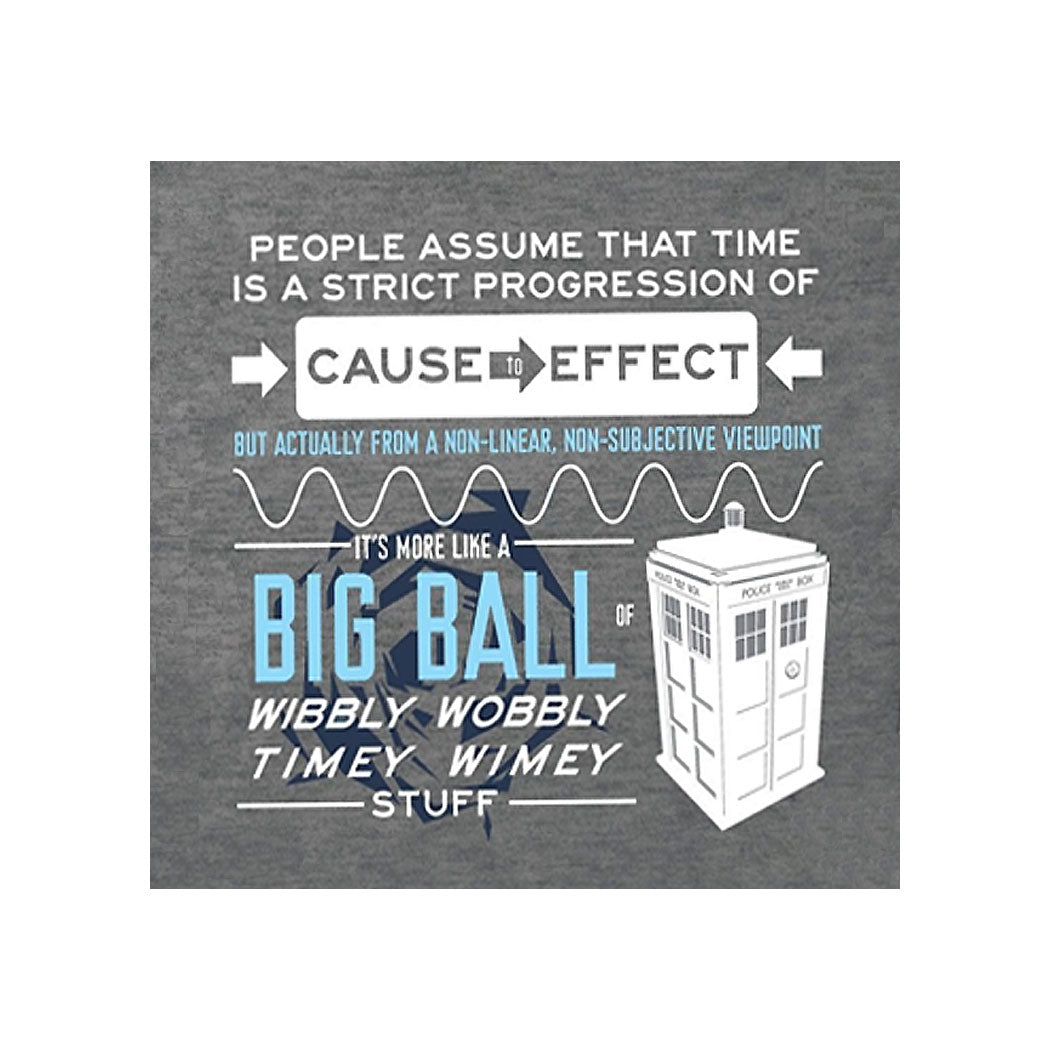 Doctor Who Wibbly Wobbly Quote T-Shirt