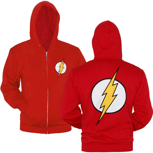 Flash Symbol Zip-Up Hoodie