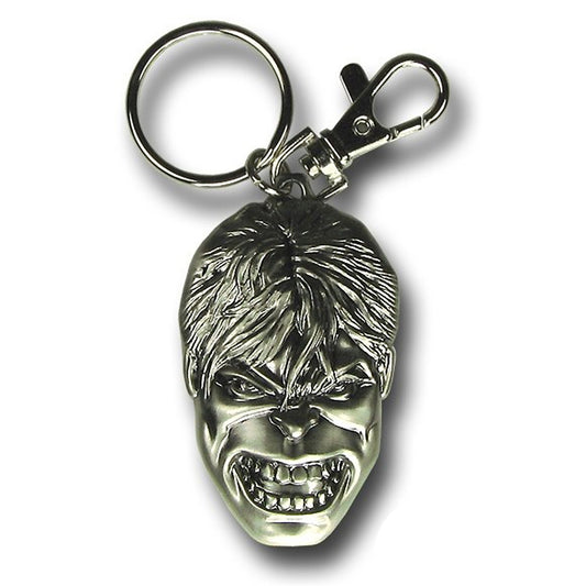 Incredible Hulk Head Pewter Key Chain