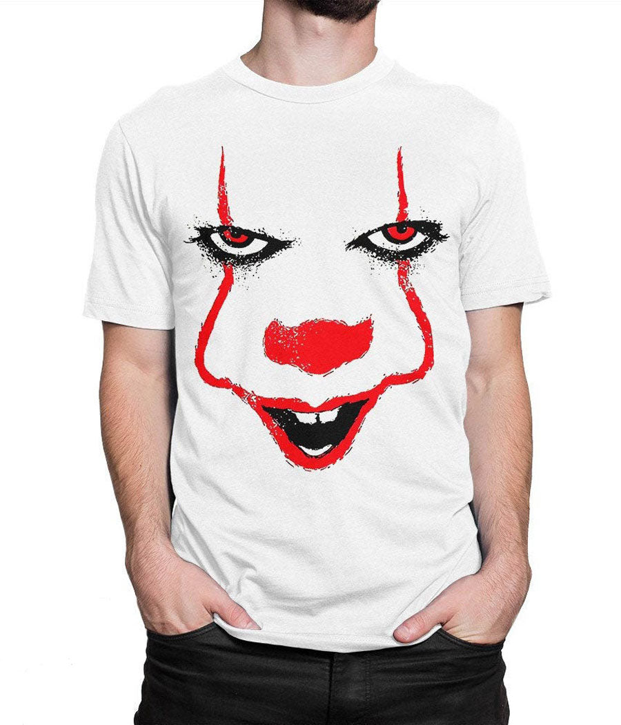 IT Movie Pennywise The Clown Face Costume T-Shirt
