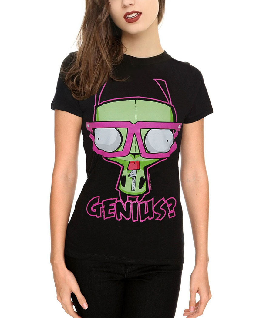 Invader Zim Gir Genius Duh Junior T-Shirt