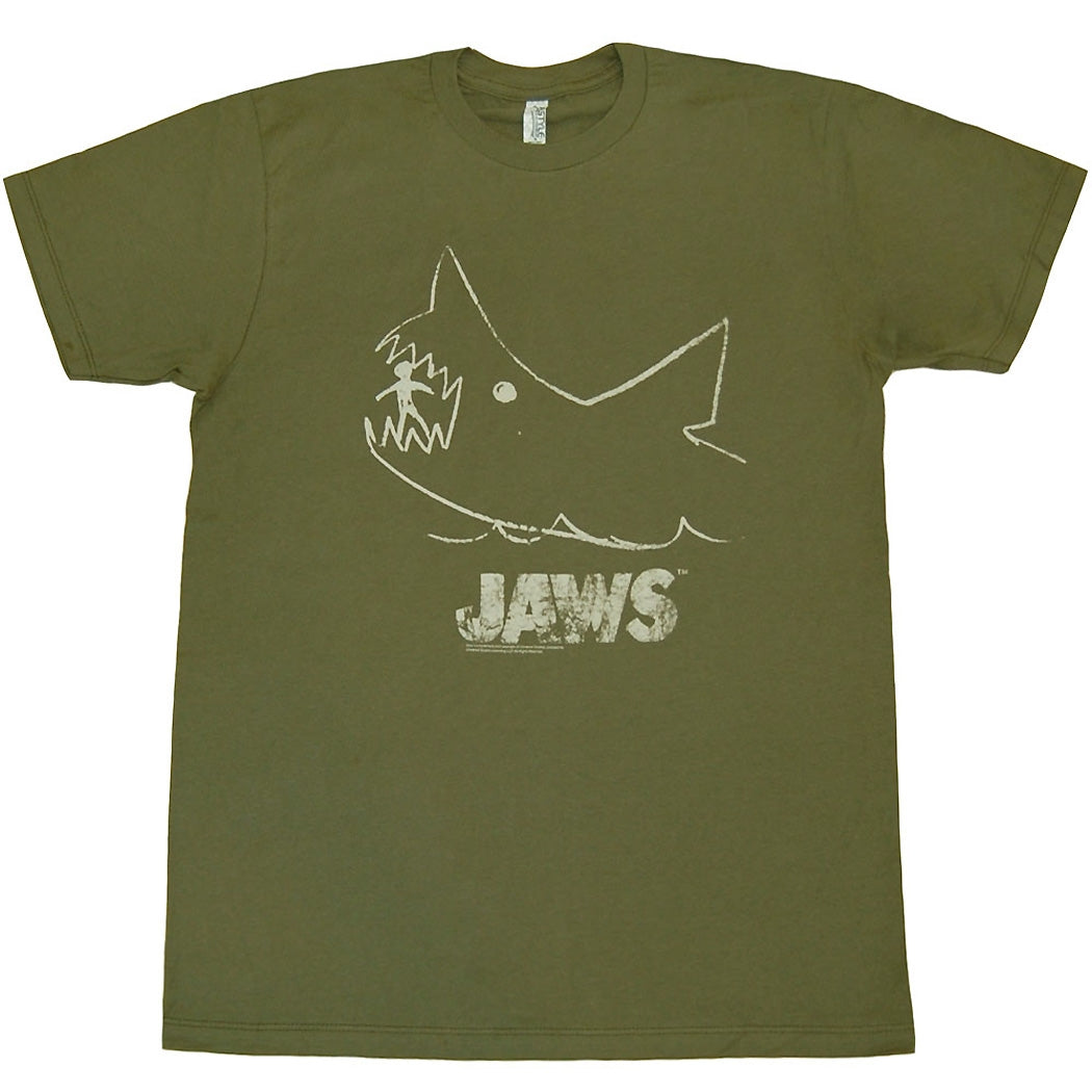 Jaws Chalkboard T-Shirt