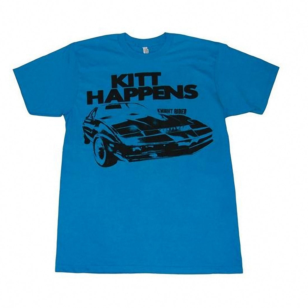 Knight Rider Kitt Happens Adult T-Shirt