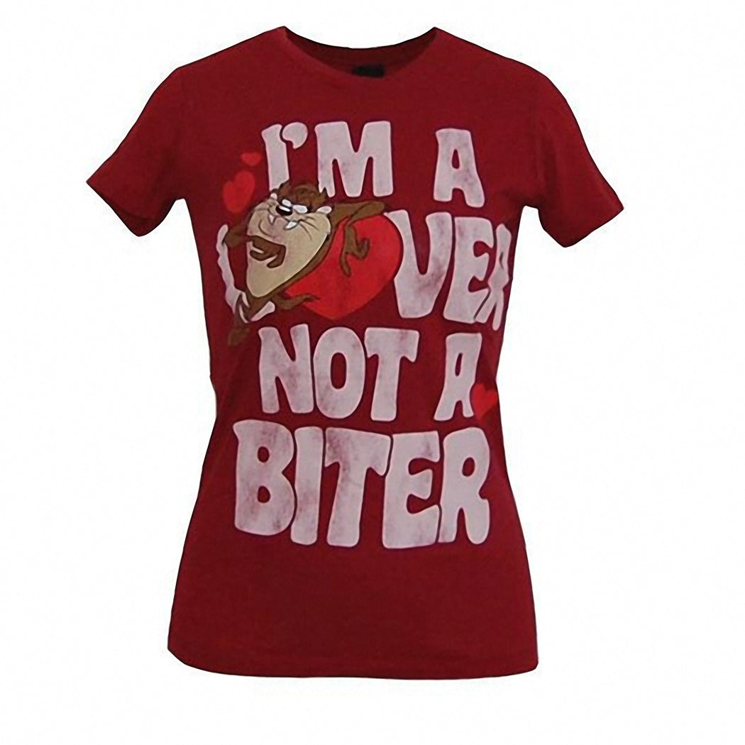 Taz I'm Lover Not A Biter Junior Tee