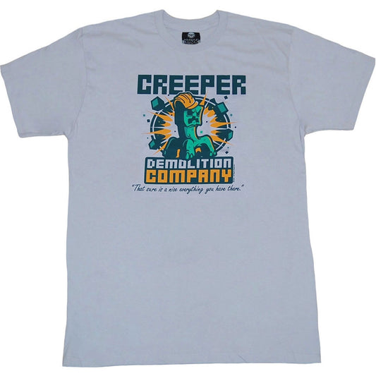 Minecraft Creeper Demolition Company Youth T-Shirt