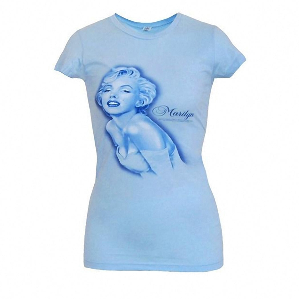 Marilyn Monroe Blue Dress Junior Tee