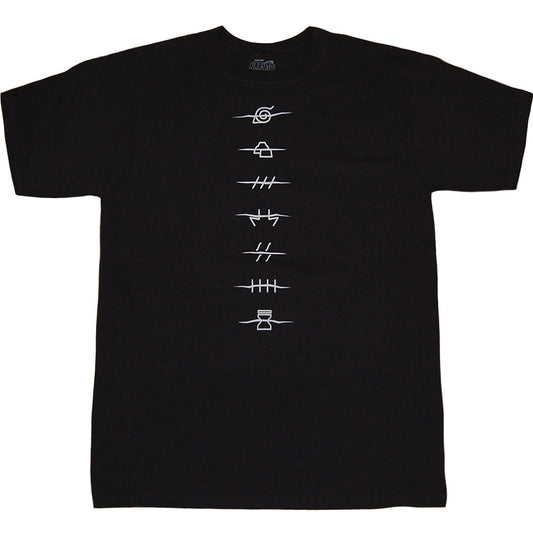 Naruto Anti-Village Symbols T-Shirt