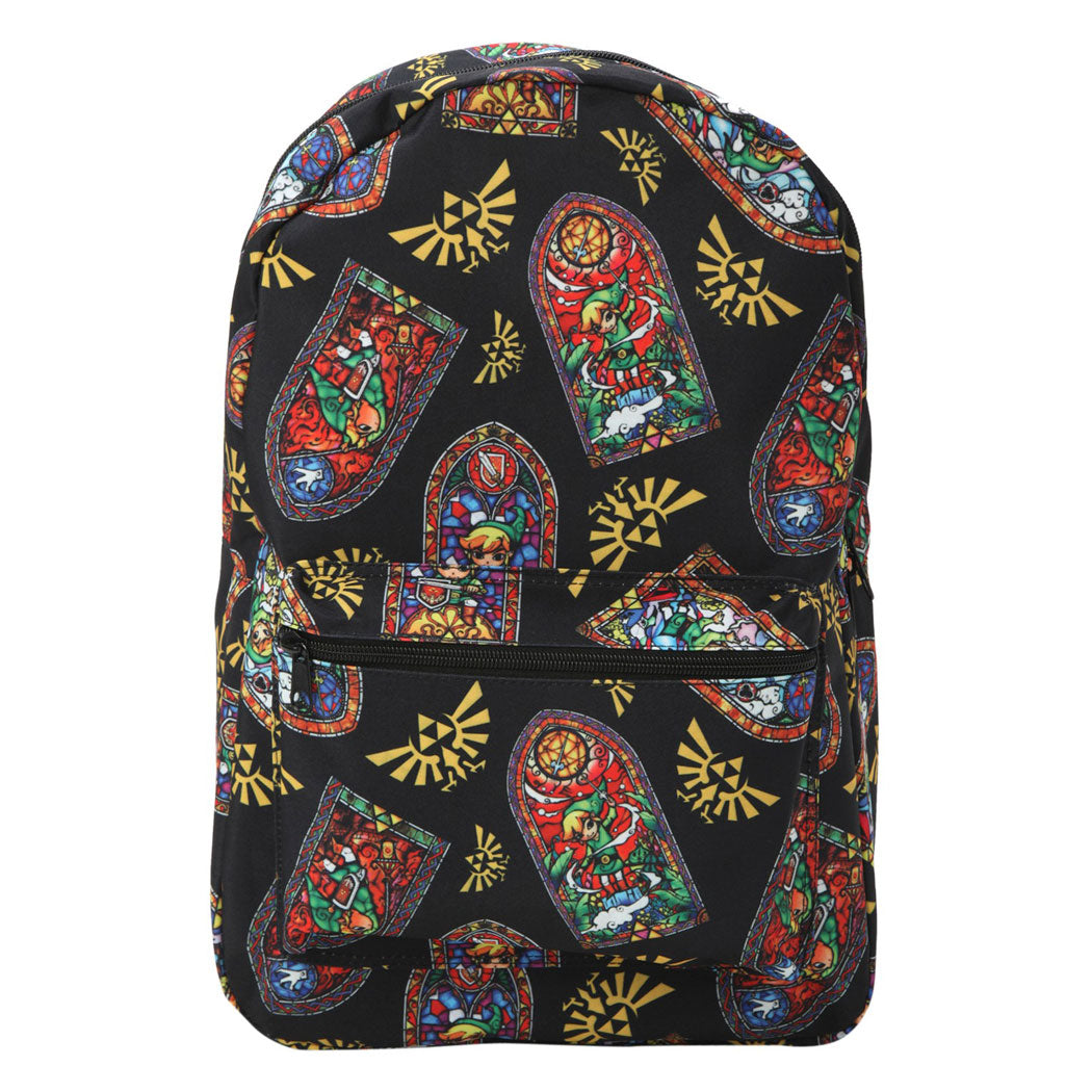 Nintendo Zelda Stained Glass All Over Backpack