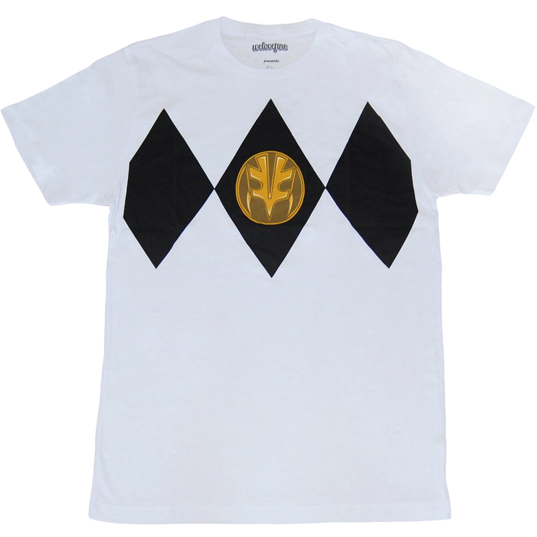 Mighty Morphin Power Rangers White Ranger Costume T-Shirt