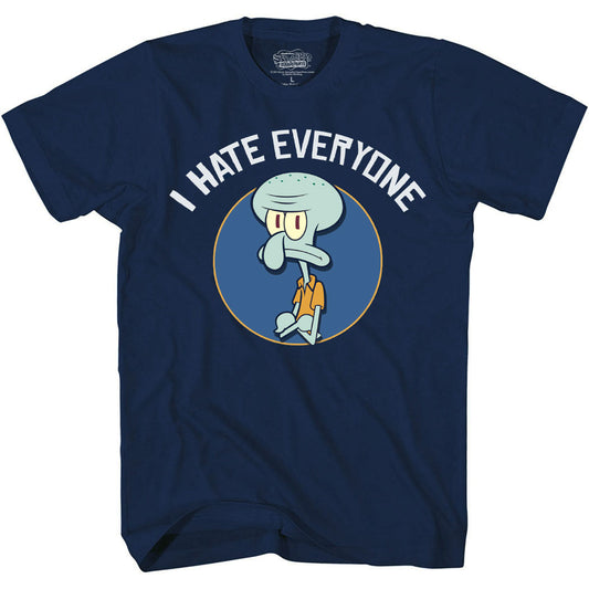 SpongeBob Squarepants Squidward I Hate Everyone T-Shirt