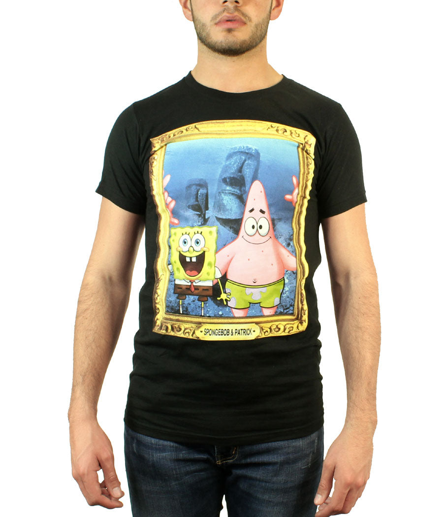 Spongebob and Patrick Portrait T-Shirt