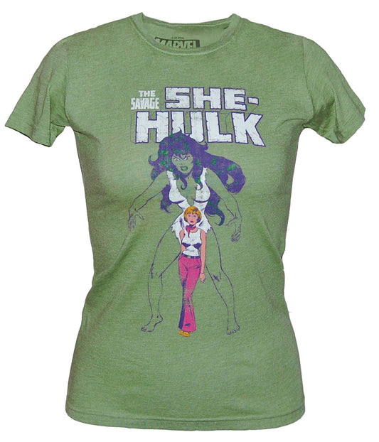 Incredible Hulk The Savage She-Hulk Junior T-Shirt