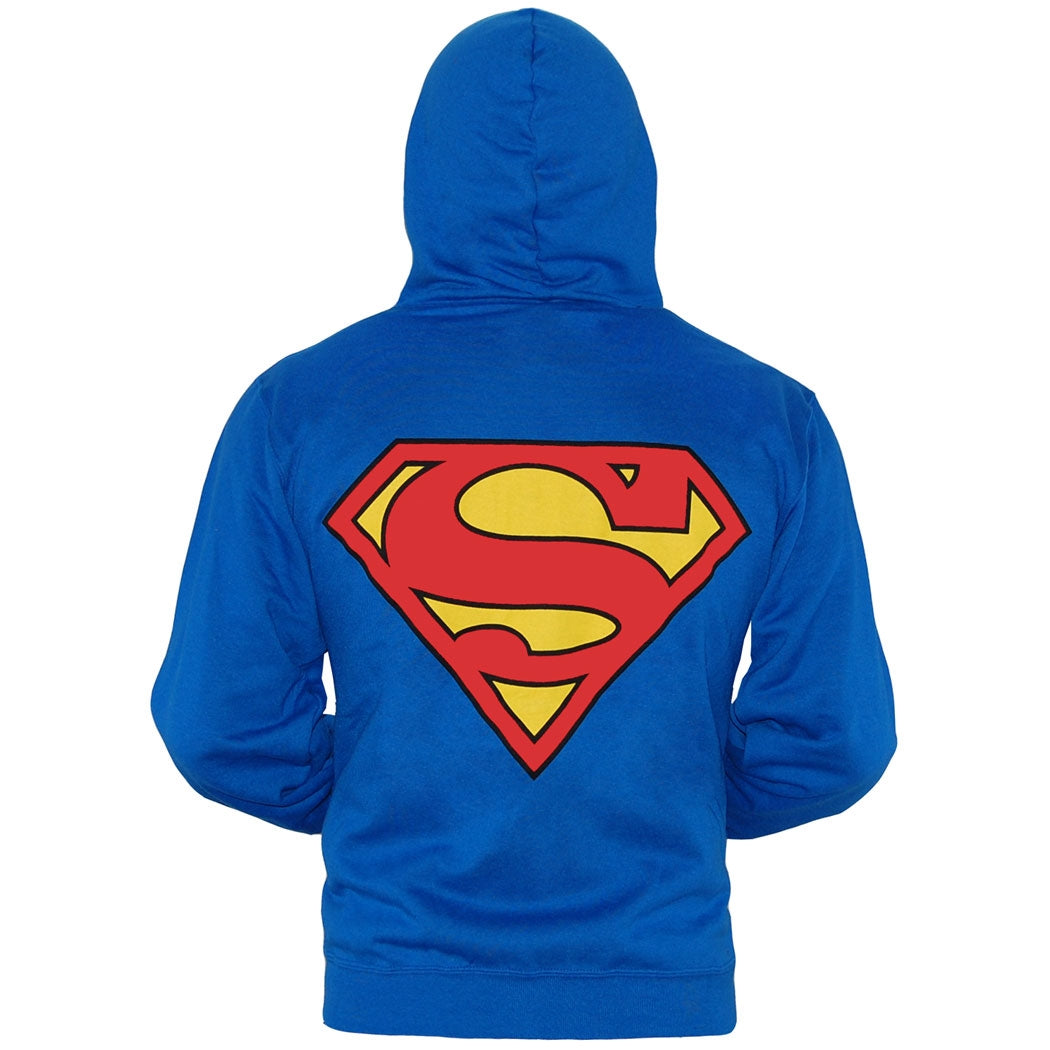 Superman Symbol Zip-Up Hoodie