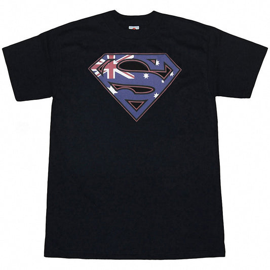 Superman Australian Shield Adult T-Shirt