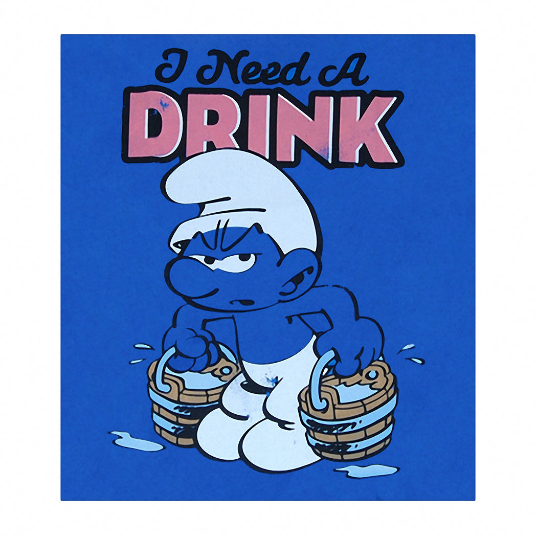 Smurfs I Need A Drink T-Shirt