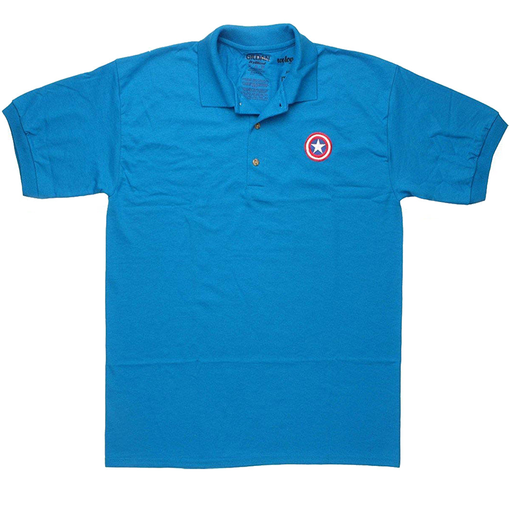 Captain America Symbol Polo Shirt