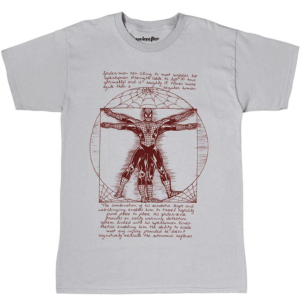 Marvel Comics Vitruvian Spiderman T-Shirt – AnimationShops