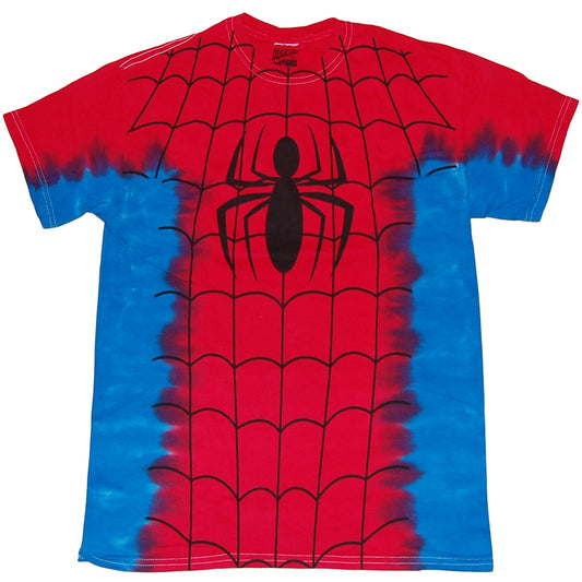 Spider-man Costume Suit Tie Dye T-Shirt