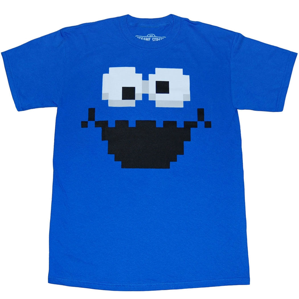 Sesame Street Cookie Monster Pixel T-Shirt