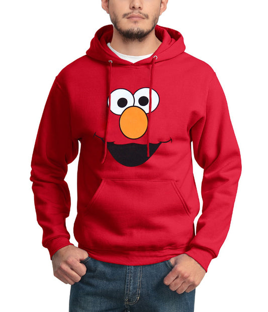 Sesame Street Elmo Face Adult Hoodie