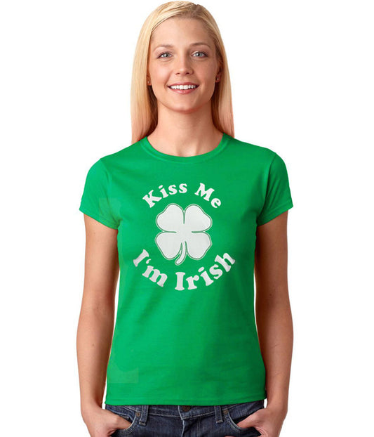 St. Patrick's Day Kiss Me I'm Irish Junior T-Shirt