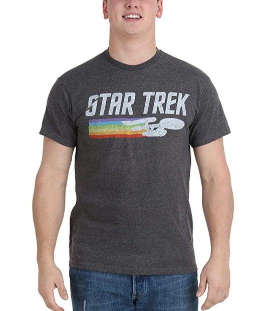 Star Trek Vintage Logo Rainbow Streak T-Shirt